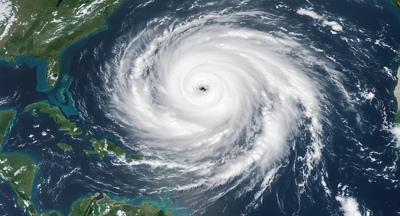Aerial view of Hurricane Melissa devastation in Jamaica October 2025